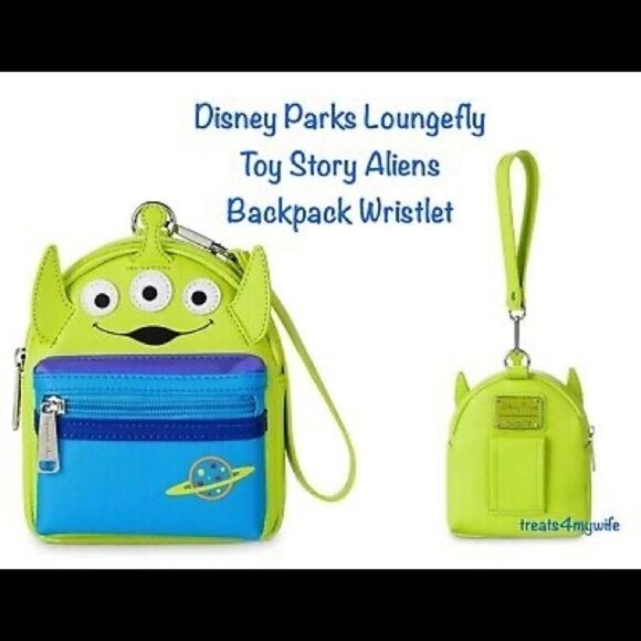 Toy Story Alien Backpack Wristlet by Loungefly NWT main image 8